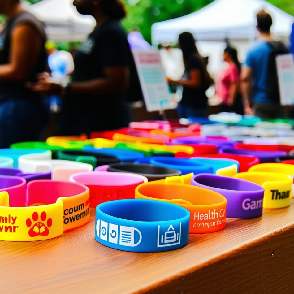 Pulseras personalizadas: Promoción efectiva para gobiernos